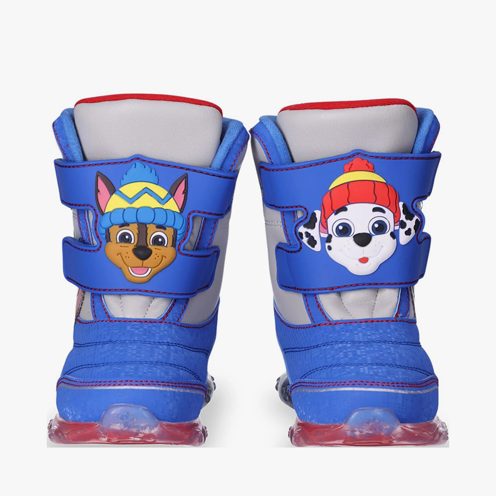 Paw Patrol Toddler Boy Light Up Winter Snow Boots, Sizes 7-12, Toddler Blue - Image 2