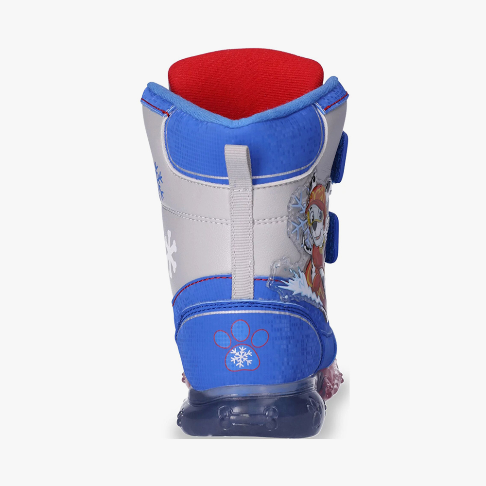 Paw Patrol Toddler Boy Light Up Winter Snow Boots, Sizes 7-12, Toddler Blue - Image 4